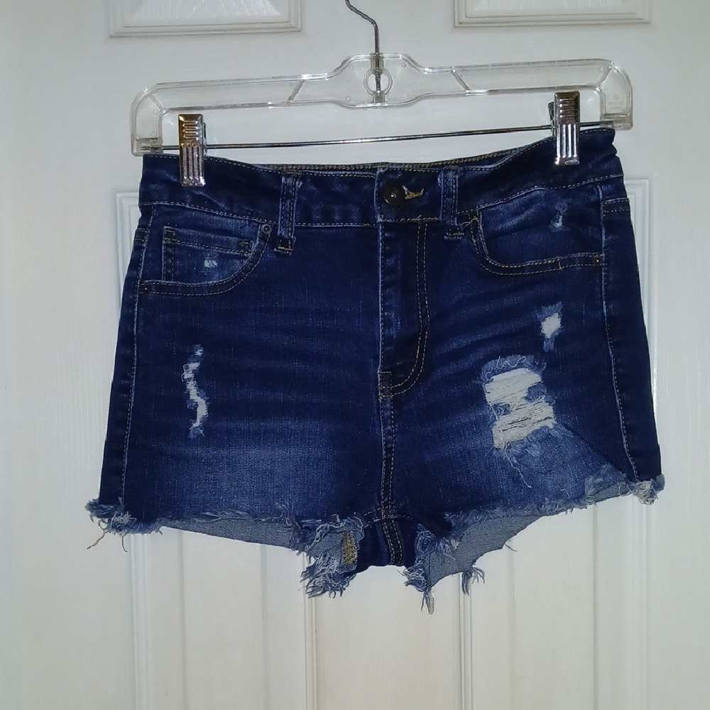 Distressed Denim Women's Shorts